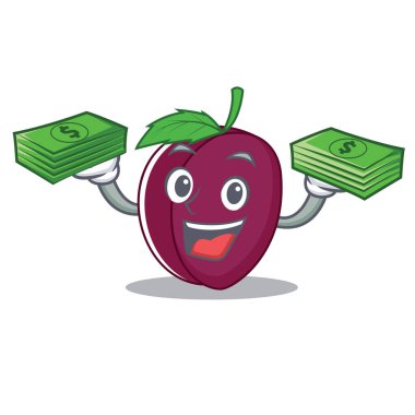 Para Erik maskot karikatür tarzı ile