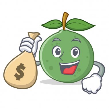 Para çantası guava karakter karikatür tarzı ile
