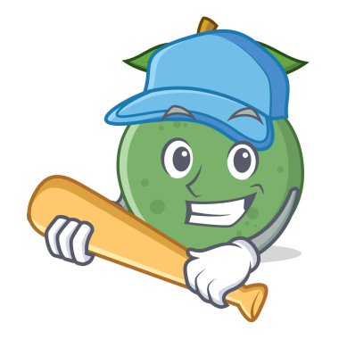 Oyun beysbol guava karakter karikatür tarzı