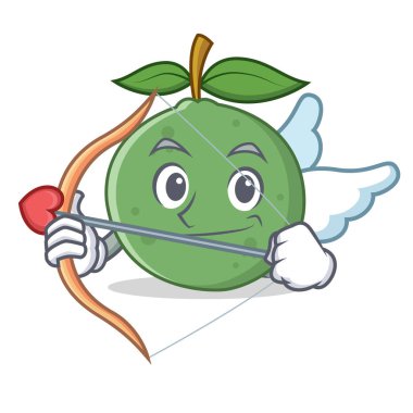 Aşk tanrısı guava karakter karikatür tarzı