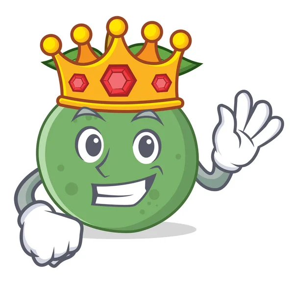 Király guava kabalája rajzfilm stílusú — Stock Vector