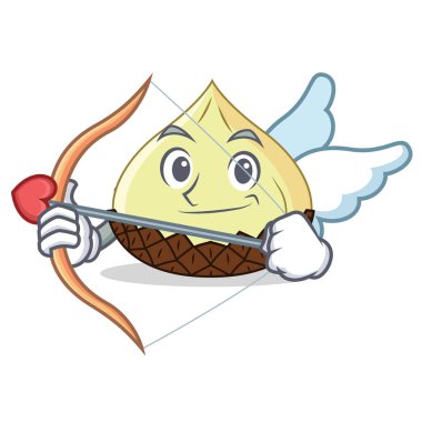 Aşk tanrısı yılan meyve karikatür karakter