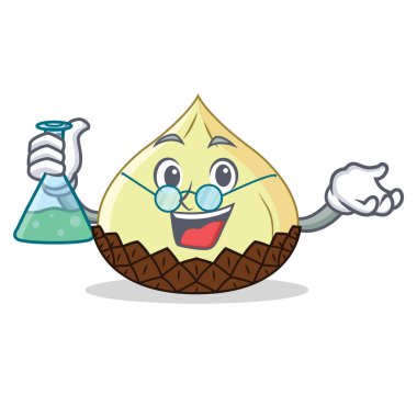 Profesör yılan meyve karikatür karakter