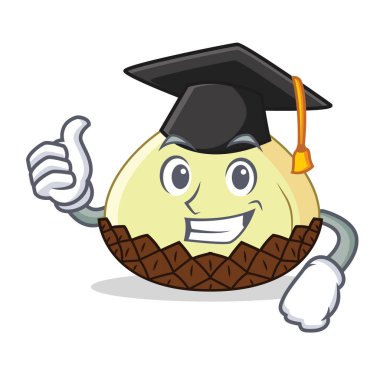 Mezuniyet yılan meyve karikatür karakter