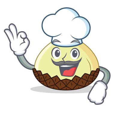 Şef yılan meyve karikatür karakter