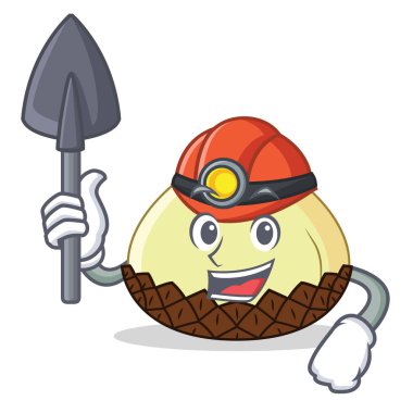 Madenci yılan meyve maskot çizgi film