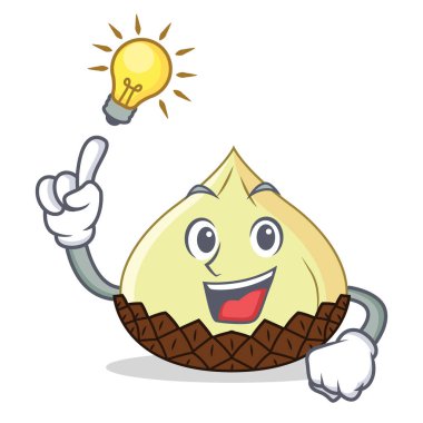 Bir fikir yılan meyve maskot çizgi film var