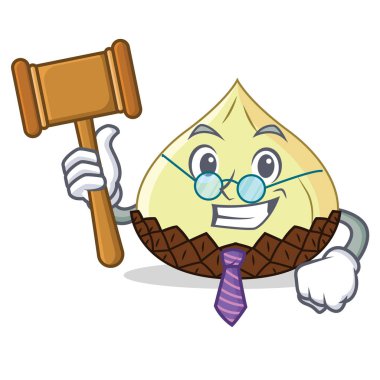 Yargıç yılan meyve maskot çizgi film