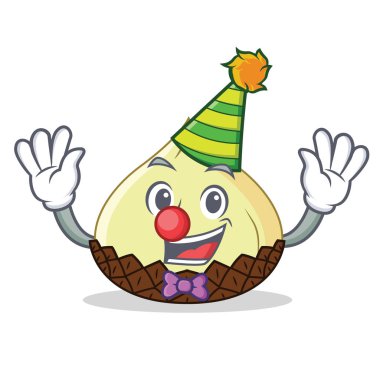 Palyaço yılan meyve maskot çizgi film