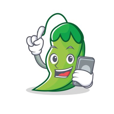 Telefon bezelye karakter karikatür tarzı ile