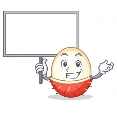 Yönetim Kurulu rambutan karakter karikatür tarzı getirmek