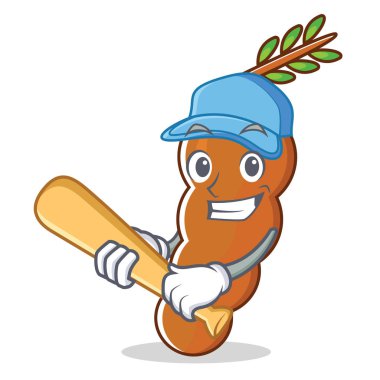 Oyun beysbol demirhindi karakter karikatür tarzı