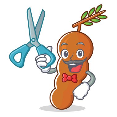 Demirhindi karakter karikatür tarzı berber