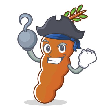 Korsan demirhindi karakter karikatür tarzı