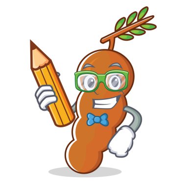 Öğrenci demirhindi karakter karikatür tarzı