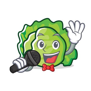 Marul karakter karikatür tarzı şarkı