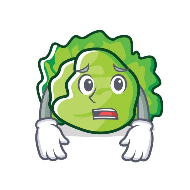 Yazık ki marul karakter karikatür tarzı