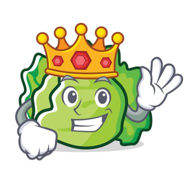 Kral marul karakter maskot stili