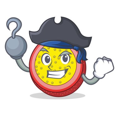 Korsan tutku meyve karakter karikatür