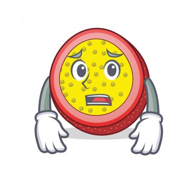 Korkarım tutku meyve maskot çizgi film