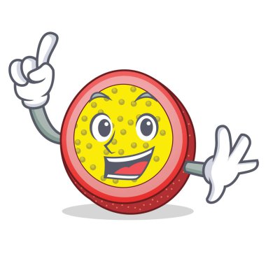 Parmak tutku meyve maskot çizgi film