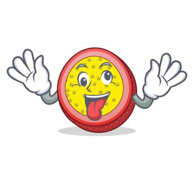 Deli tutku meyve maskot çizgi film