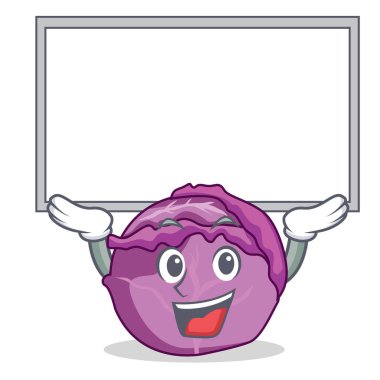 Yönetim Kurulu kırmızı lahana karakter karikatür kadar