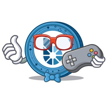 Oyun Bitshares sikke maskot çizgi film