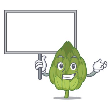 Yönetim Kurulu enginar karakter karikatür tarzı getirmek