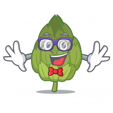 Geek enginar karakter karikatür tarzı