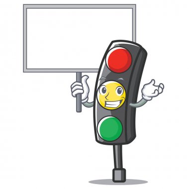 Yönetim Kurulu trafik ışığı karakter karikatür getirmek