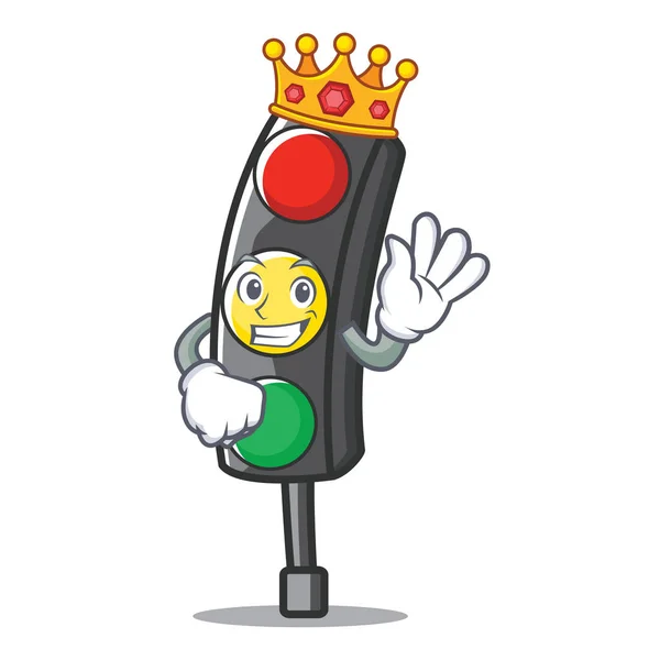 Ο βασιλιάς φανάρι χαρακτήρα κινουμένων σχεδίων — Διανυσματικό Αρχείο