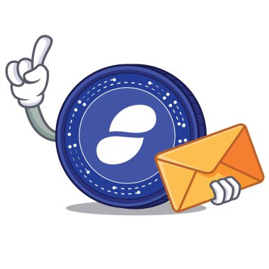 Zarf durumu bozuk para karakter karikatür ile