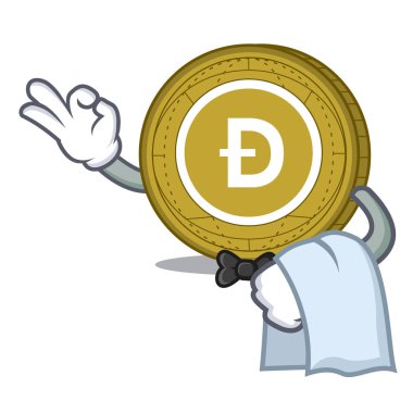 Garson Dogecoin maskotu karikatür tarzı