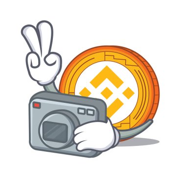 Fotoğrafçı Binance sikke maskot catoon