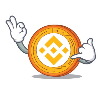Beni Binance sikke maskot catoon ara
