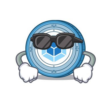 Süper cool webpack sikke karakter karikatür