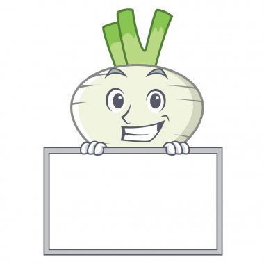 Yönetim Kurulu şalgam karakter karikatür tarzı ile sırıtarak