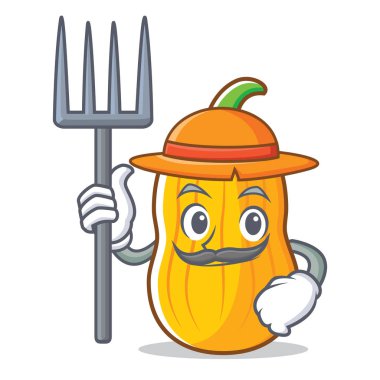 Çiftçi Balkabagi karakter karikatür