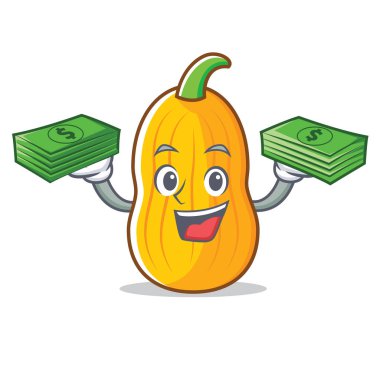 Para Balkabagi maskot karikatür ile