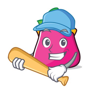 Oyun beysbol çanta karakter karikatür tarzı