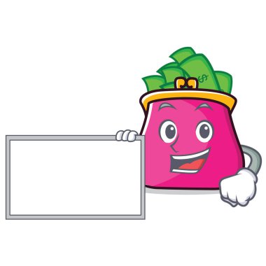 Yönetim Kurulu çanta karakter karikatür tarzı ile