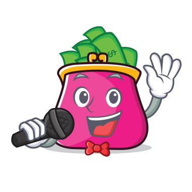 Şarkı çanta karakter karikatür tarzı