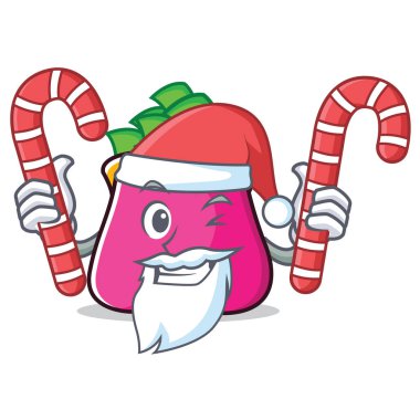 Noel candy çanta karakter karikatür tarzı ile