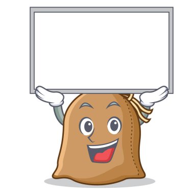 Yönetim Kurulu çuval karakter karikatür tarzı