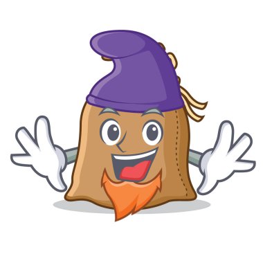 Elf çuval karakter karikatür tarzı