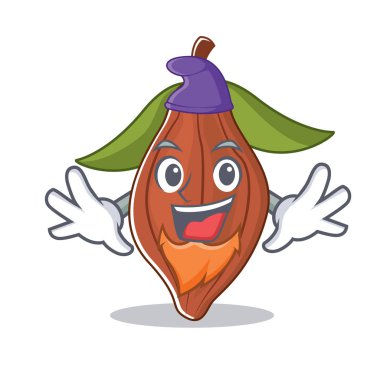Elf kakao bean karakter karikatür