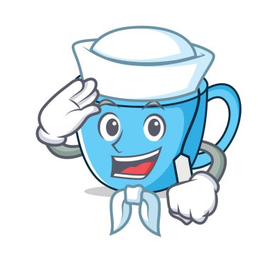 Denizci çay Kupası karakter karikatür