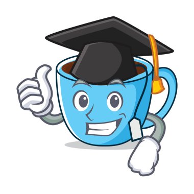 Garduation çay Kupası karakter karikatür