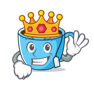 Kral çay Kupası maskotu çizgi film